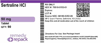 Sertraline HCl 50mg 70518 0153 01